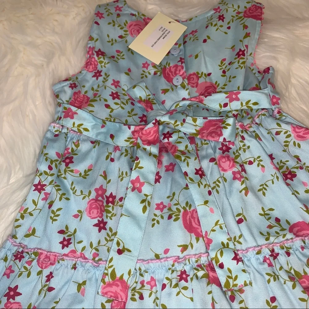 Floral ruffle dress - size 6